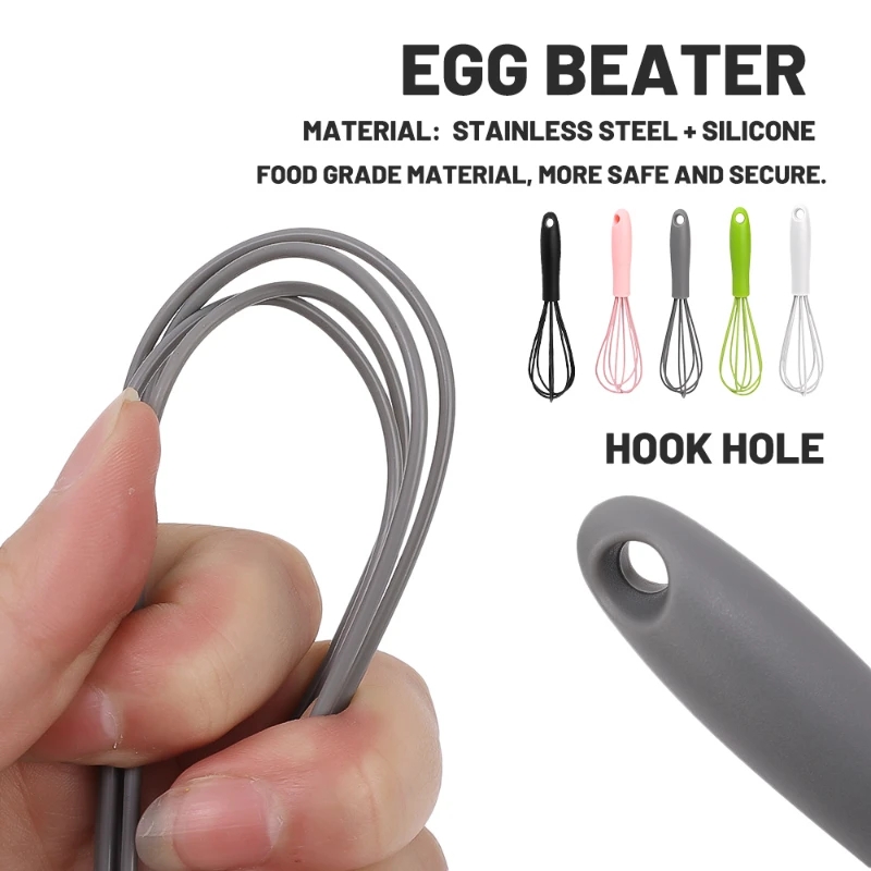 Silicone Egg Whisk 5