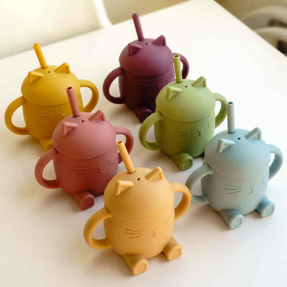 Silicone Tableware Toddler Water Bottle 2