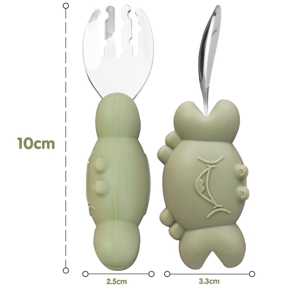 Baby Silicone Dishes Children's Tableware 5