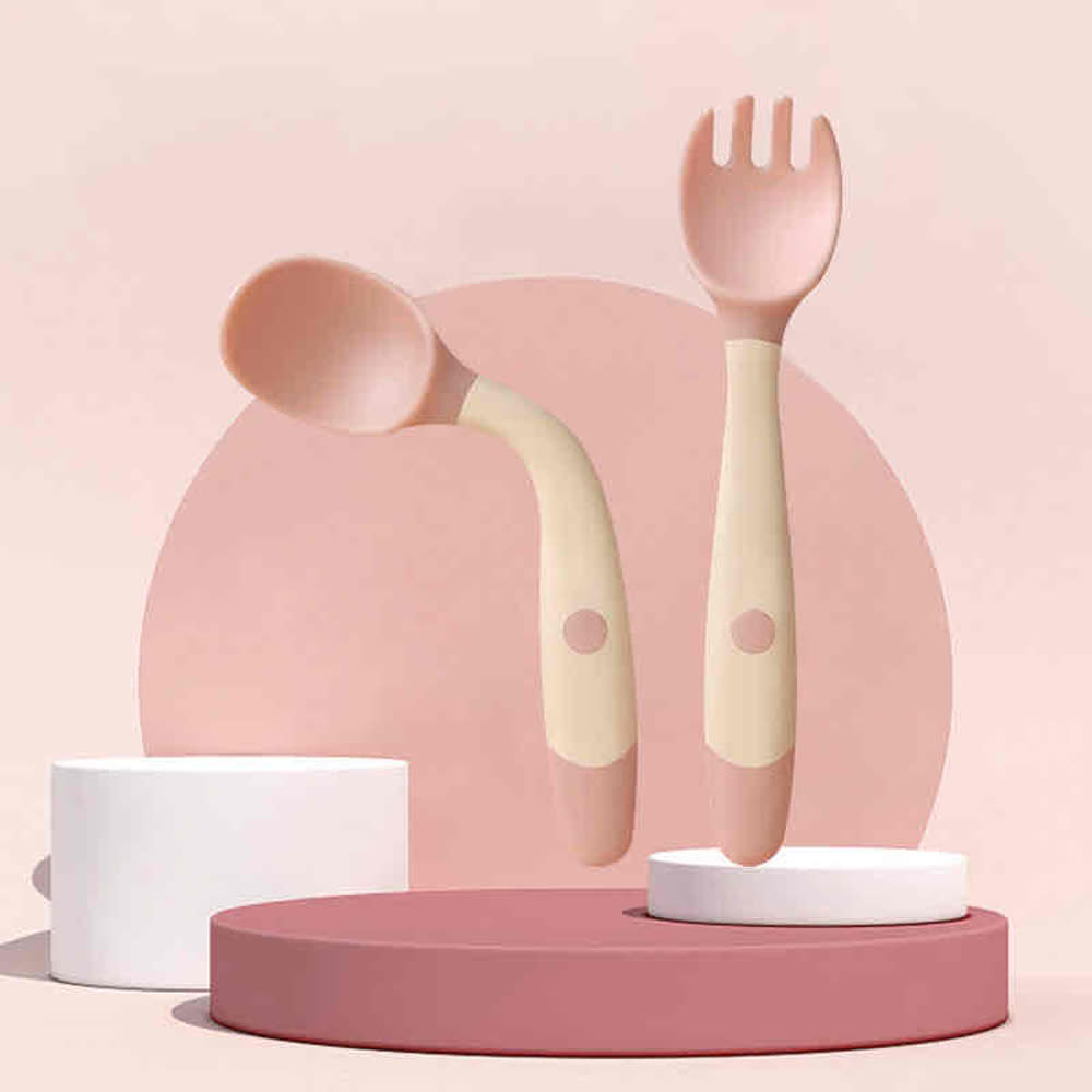 Silicone Spoon Fork Set 3