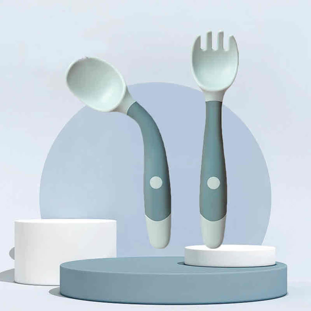 Silicone Spoon Fork Set 4