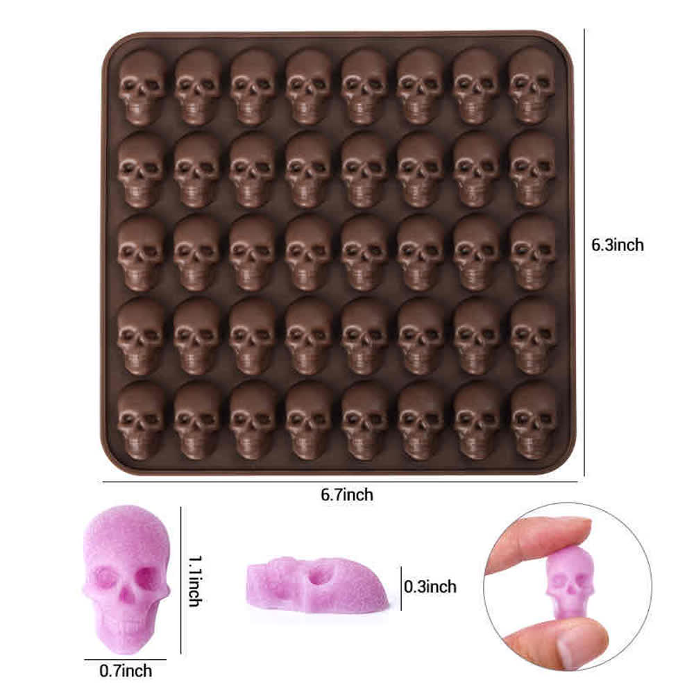 Skull Ice Cube Silicone Mold  5