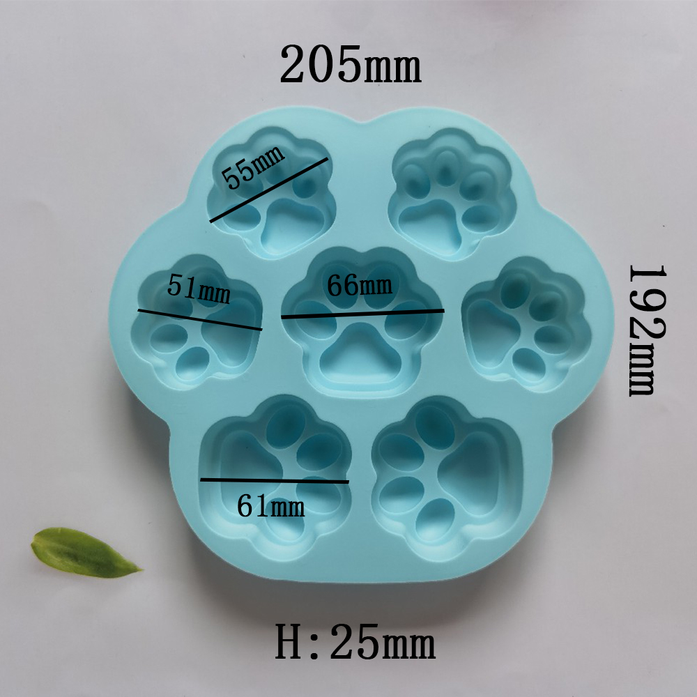 Paw Print Silicone Mold Dog Cat Animal Paw Mould 2