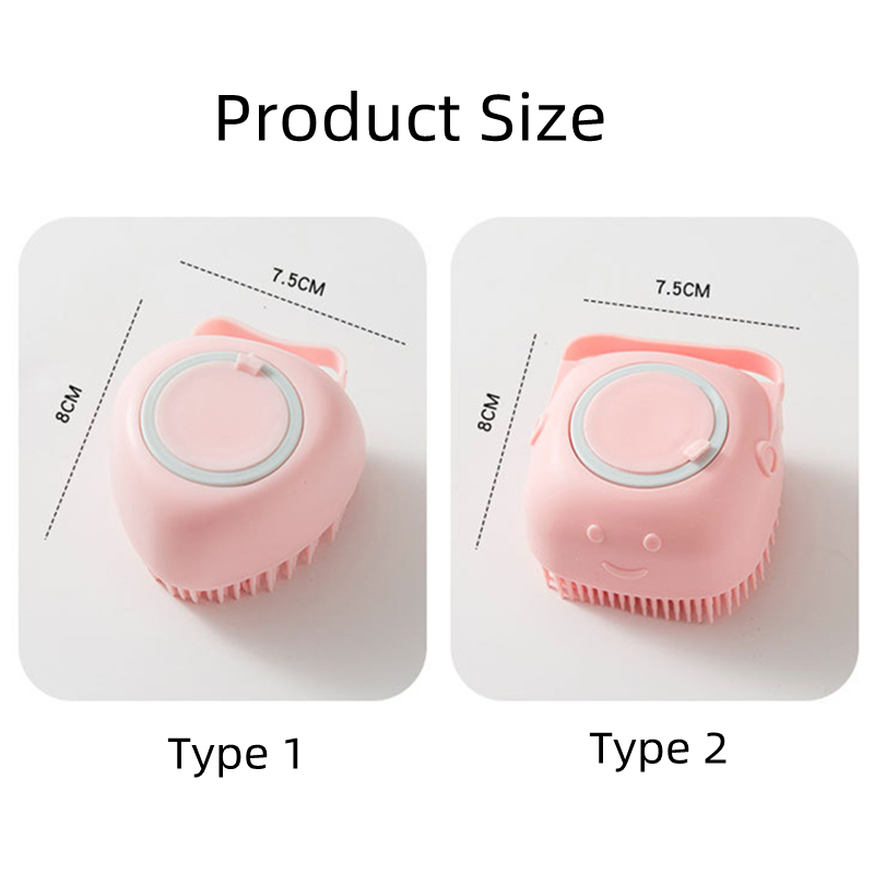 Pet Dog Shampoo Massager Silicone Brushes 2