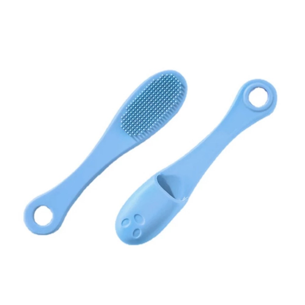 Cat Cleaning Black Chin Brush