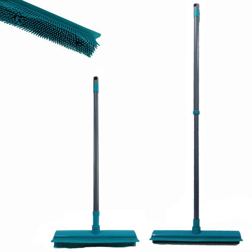 Pet Hair Removal Carpet Rake Brush Rubber Sweeper 4