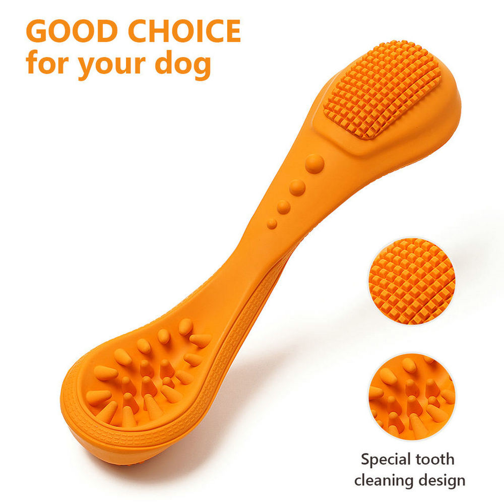 Rubber Puppy Toy Dog Spoon Shaped 5