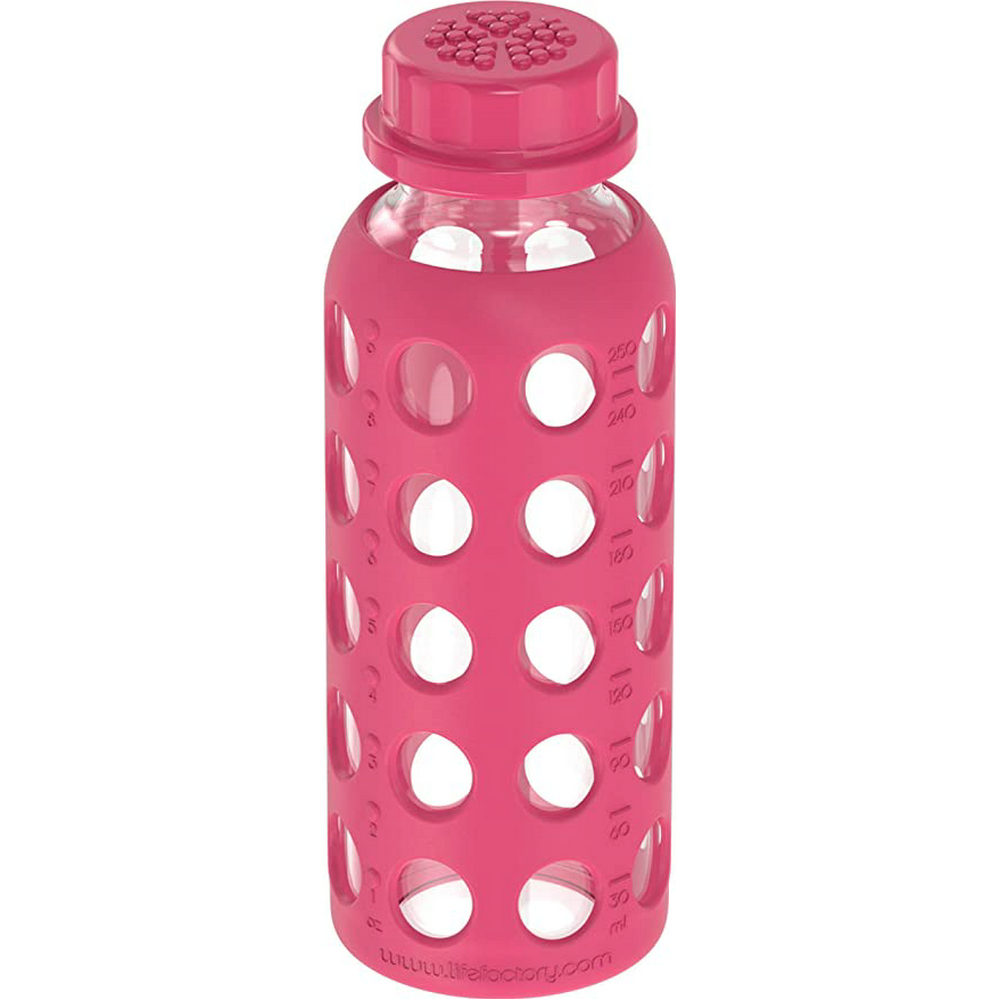 Baby Glass Beverage Bottle With Silicone 3