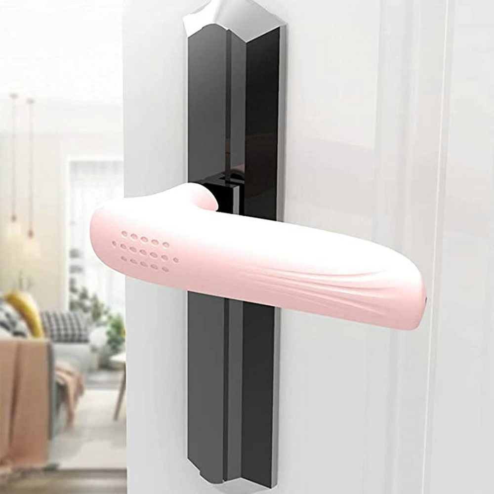 Baby Safety Equipment Door Handle Cover Silicone Door Handle Glove Cover 6