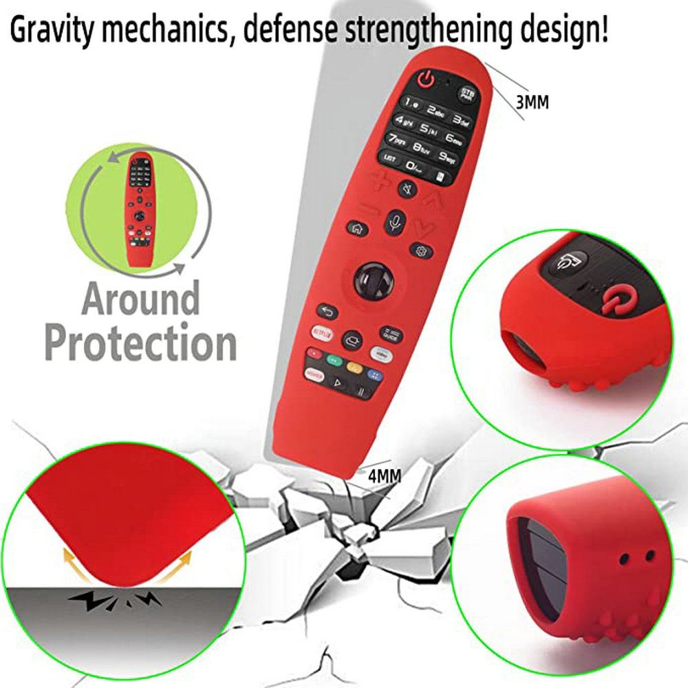 Silicone Case Cover For Lg An-Mr600 / Lg An-Mr650 / An-Mr18Ba / An-Mr19Ba Lg An-Mr20Ga Remote Control 5