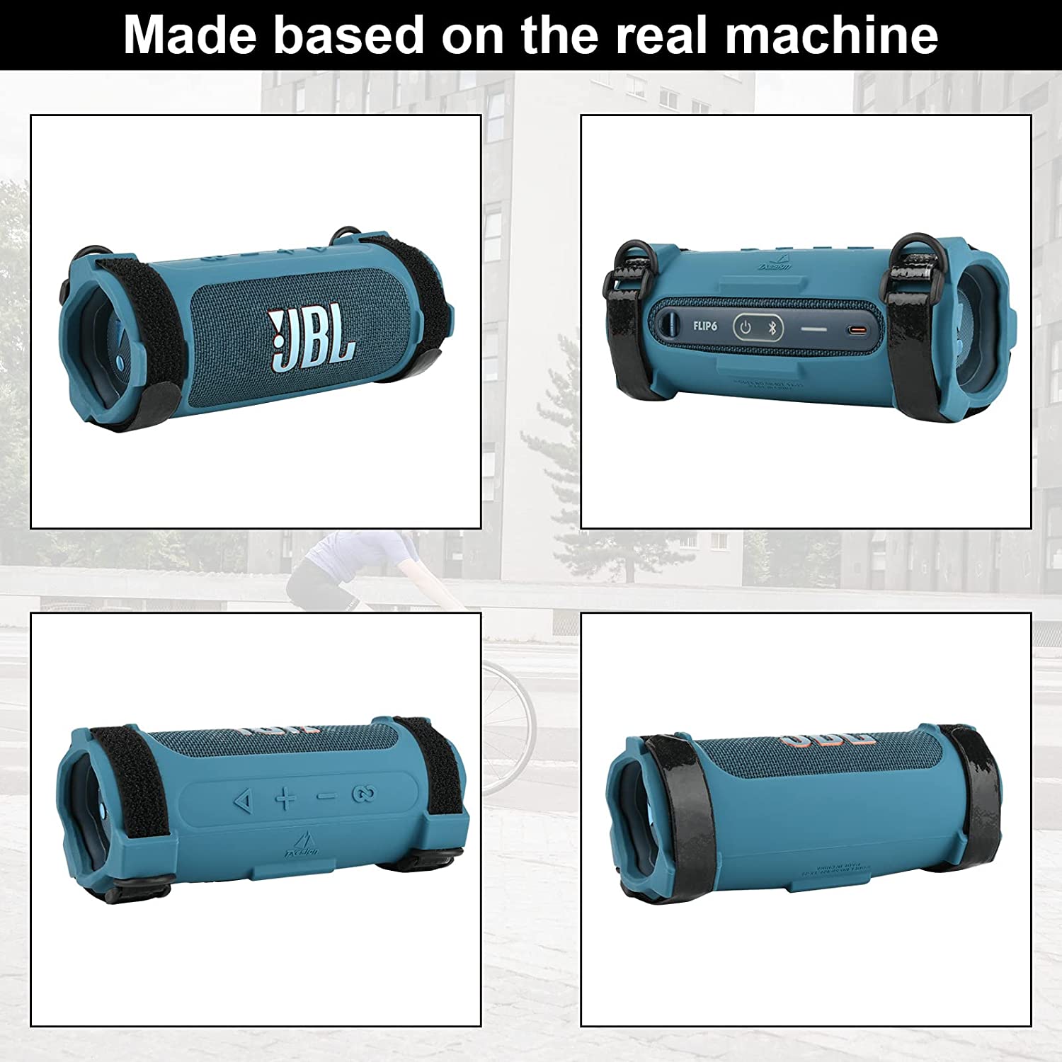Silicone Case Cover for JBL Flip 6 Wireless Bluetooth Speaker 6