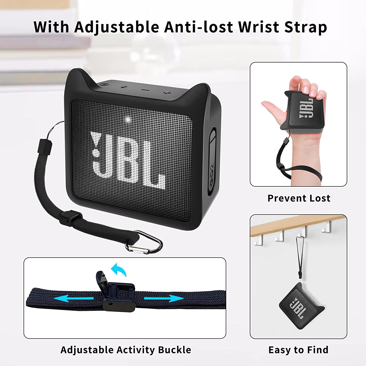 Pair of Protective Silicone Cover for JBL GO2 Case 2