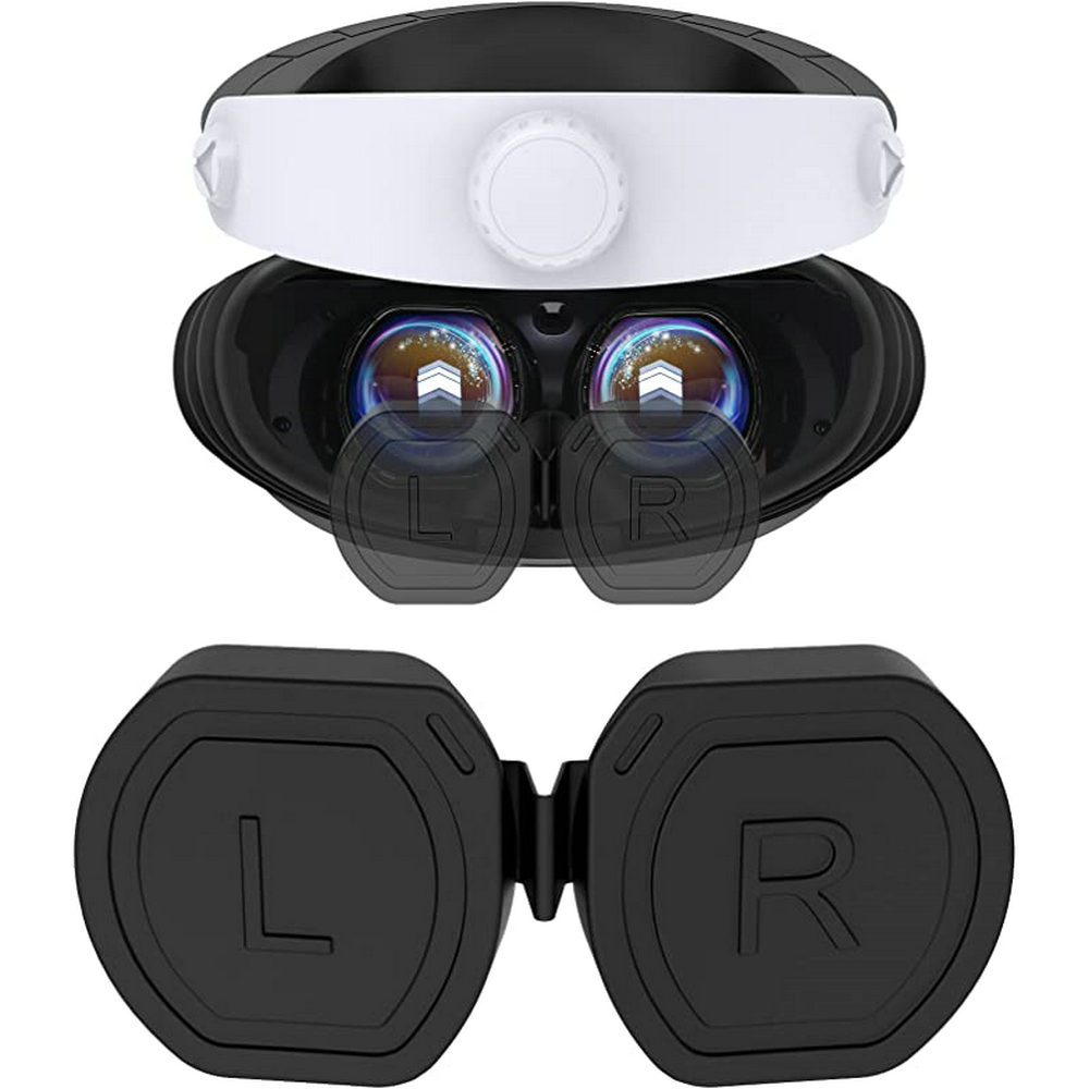 Soft Silicone Dustproof And Scratch-Proof Cover Glasses With a Thick Lens Cap For Psvr2