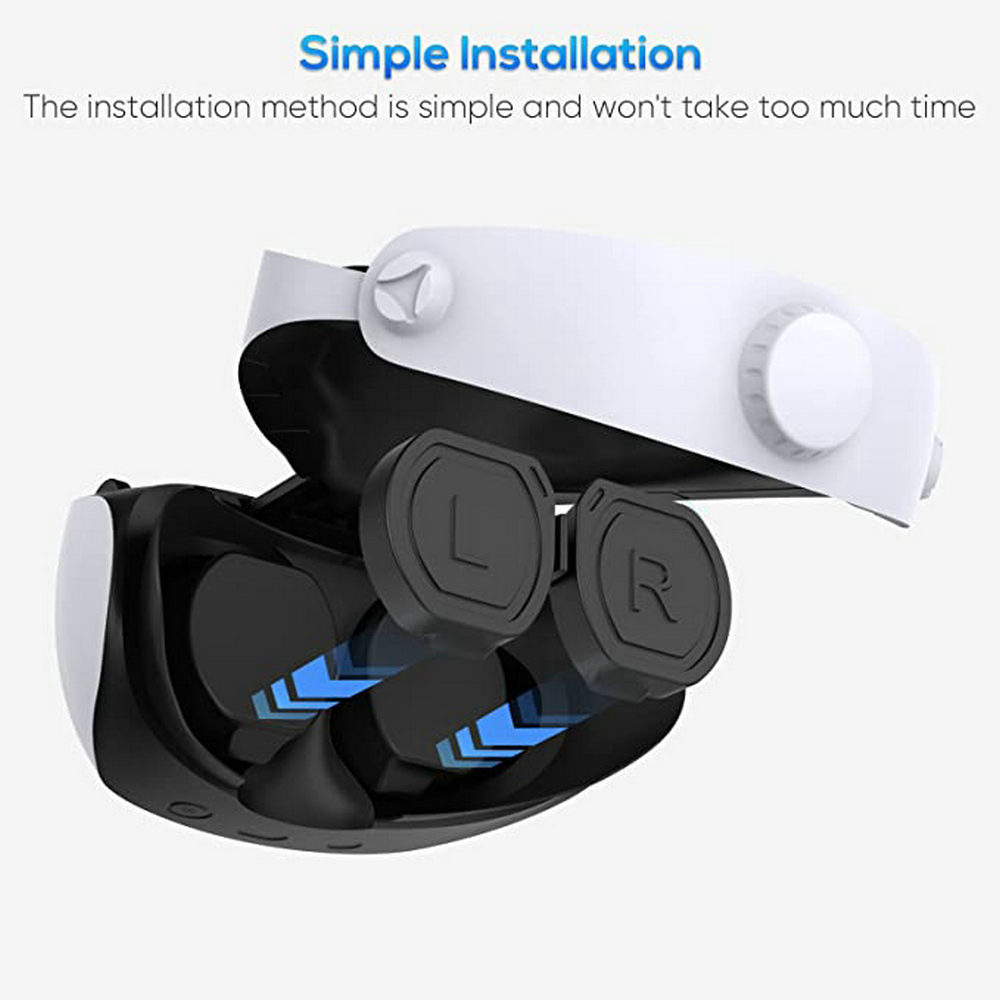 Soft Silicone Dustproof And Scratch-Proof Cover Glasses With a Thick Lens Cap For Psvr2 6