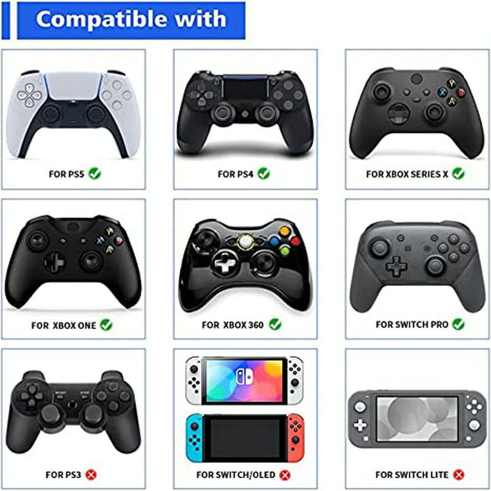 Silicone Analog Stick Caps Cover Compatible Nintendo Switch Pro Controller 2