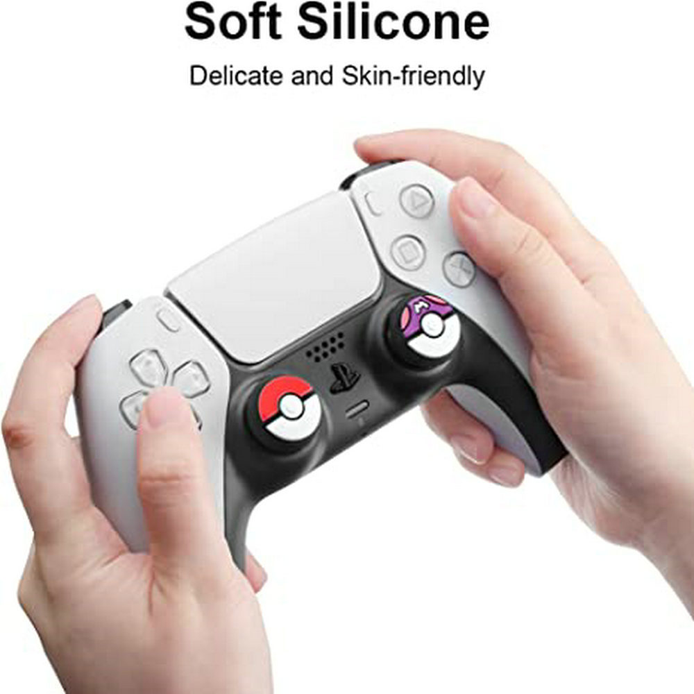 Silicone Analog Stick Caps Cover Compatible Nintendo Switch Pro Controller 4