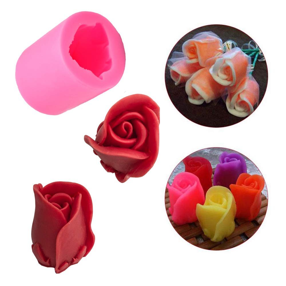 Rose Candle Mold 3
