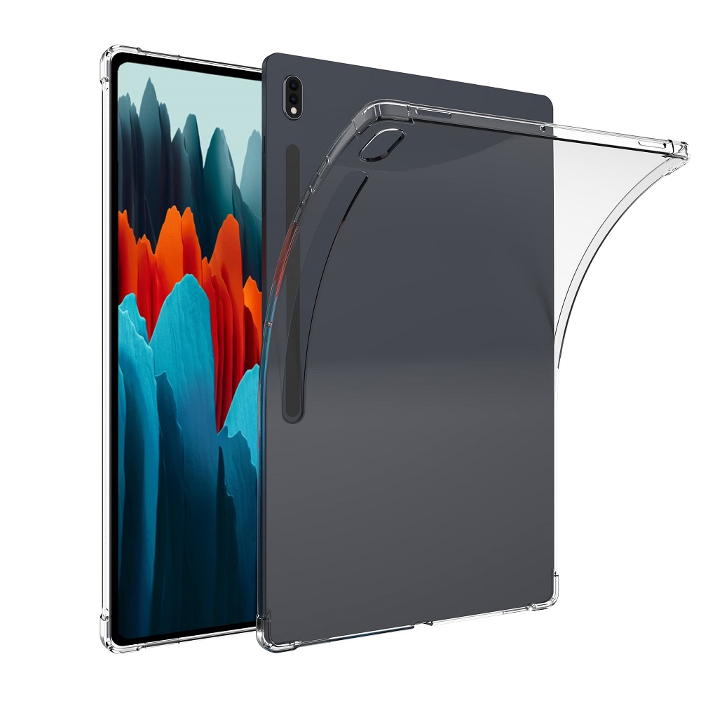Transparent Silicone Protective Cover For Samsung Galaxy Tab S8 Plus S7 FE S7 2