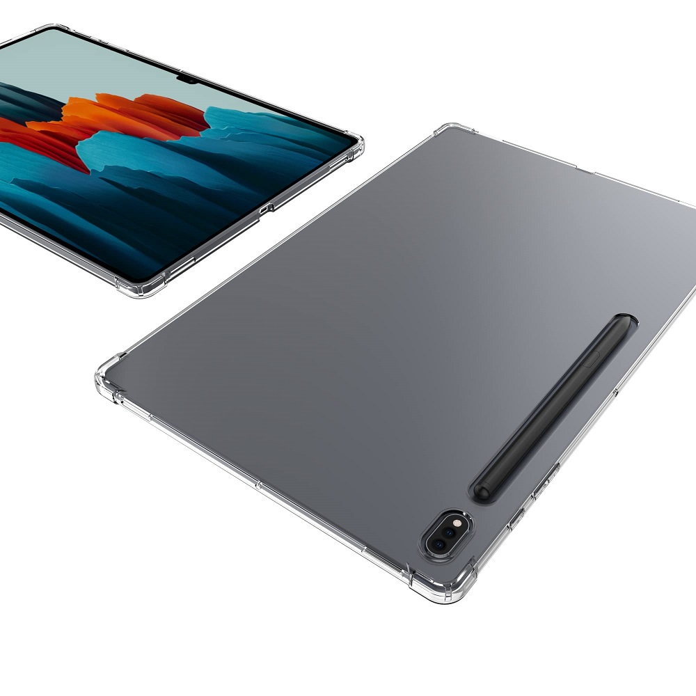 Transparent Silicone Protective Cover For Samsung Galaxy Tab S8 Plus S7 FE S7 3