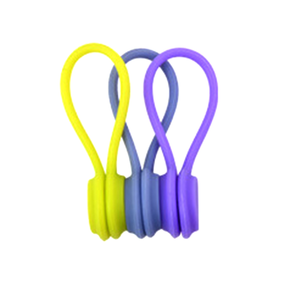 Soft Silicone Magnetic Cable Winder 2