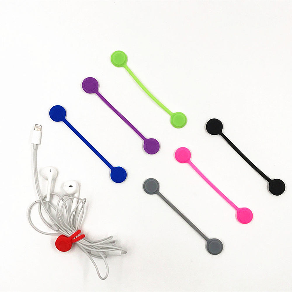 Soft Silicone Magnetic Cable Winder 4