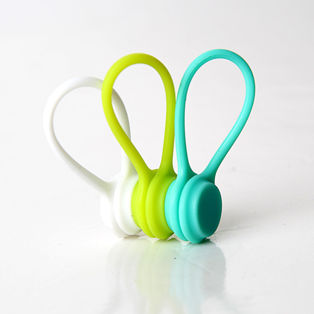 Soft Silicone Magnetic Cable Winder 6