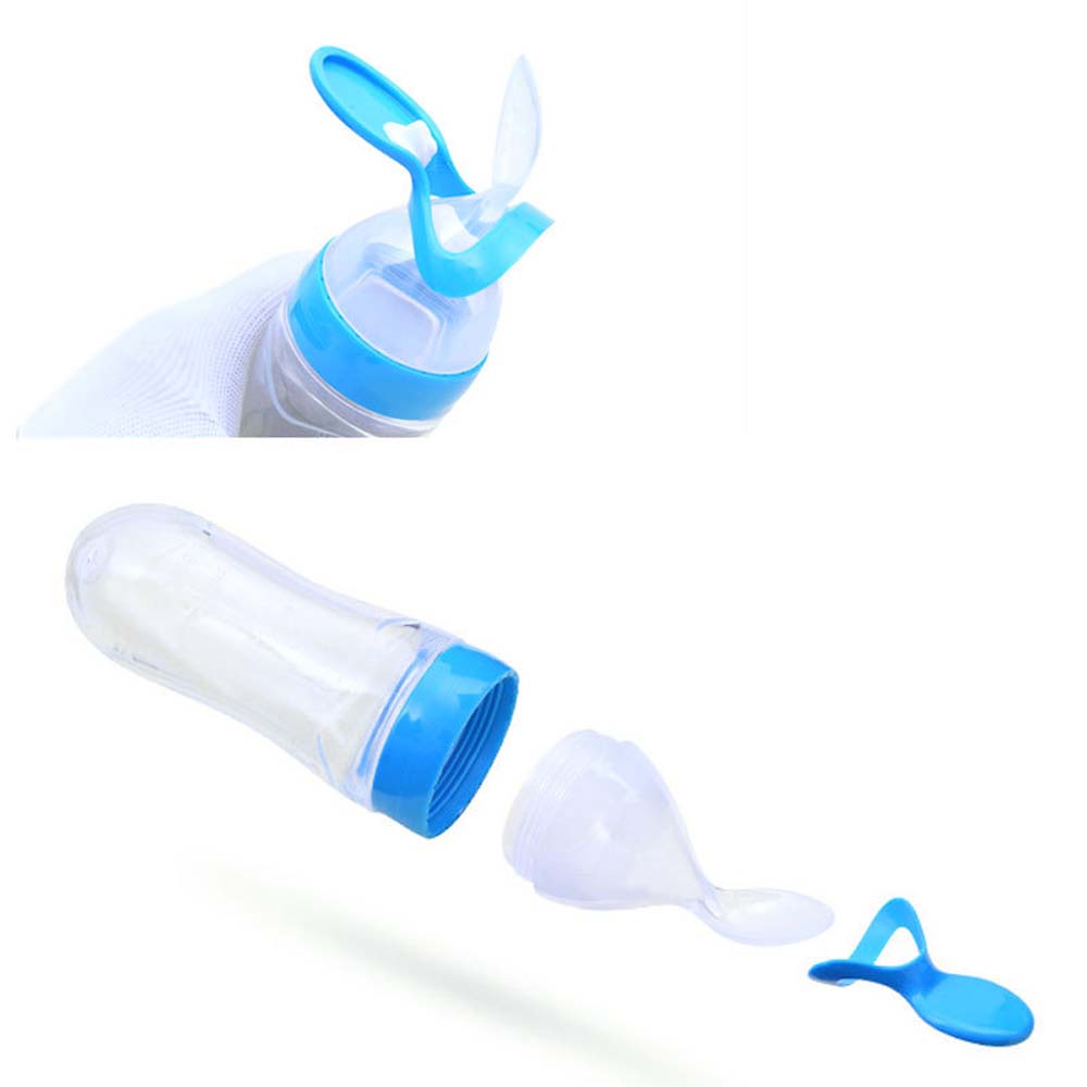 silicone food bottle Creative feeder makes it easy for babies to feed dishes 4