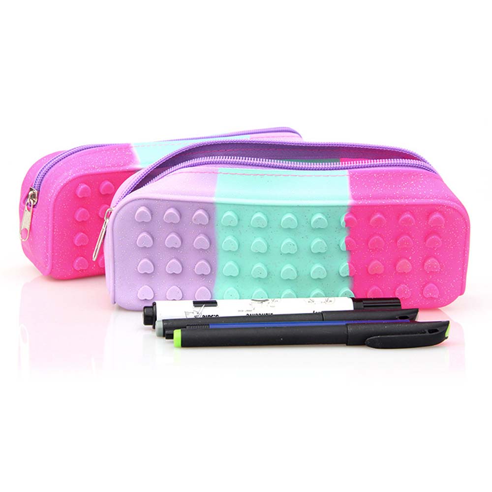Silicone pen case silicone coin purse Creative makeup storage box 5