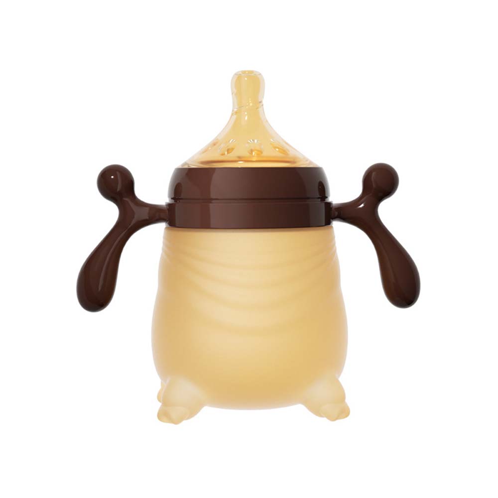 silicone feeding bottle newborn feeding bottle straw feeding bottle weaning bottle