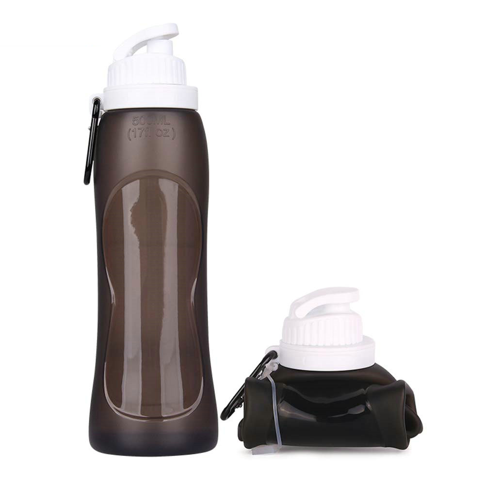 Silicone folding water cup portable travel silicone water bottle creative gift water cup 2