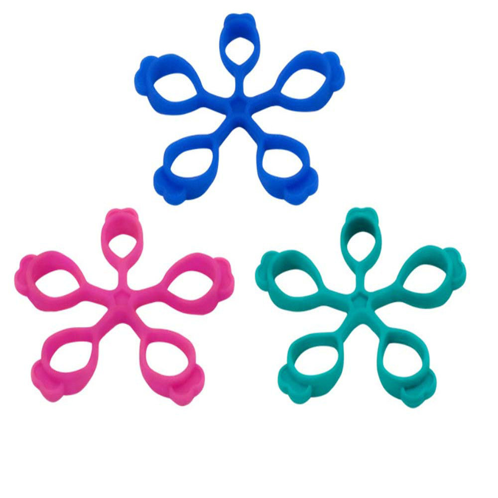 Flower type finger trainer silicone finger puller five-finger pull ring finger trainer 3