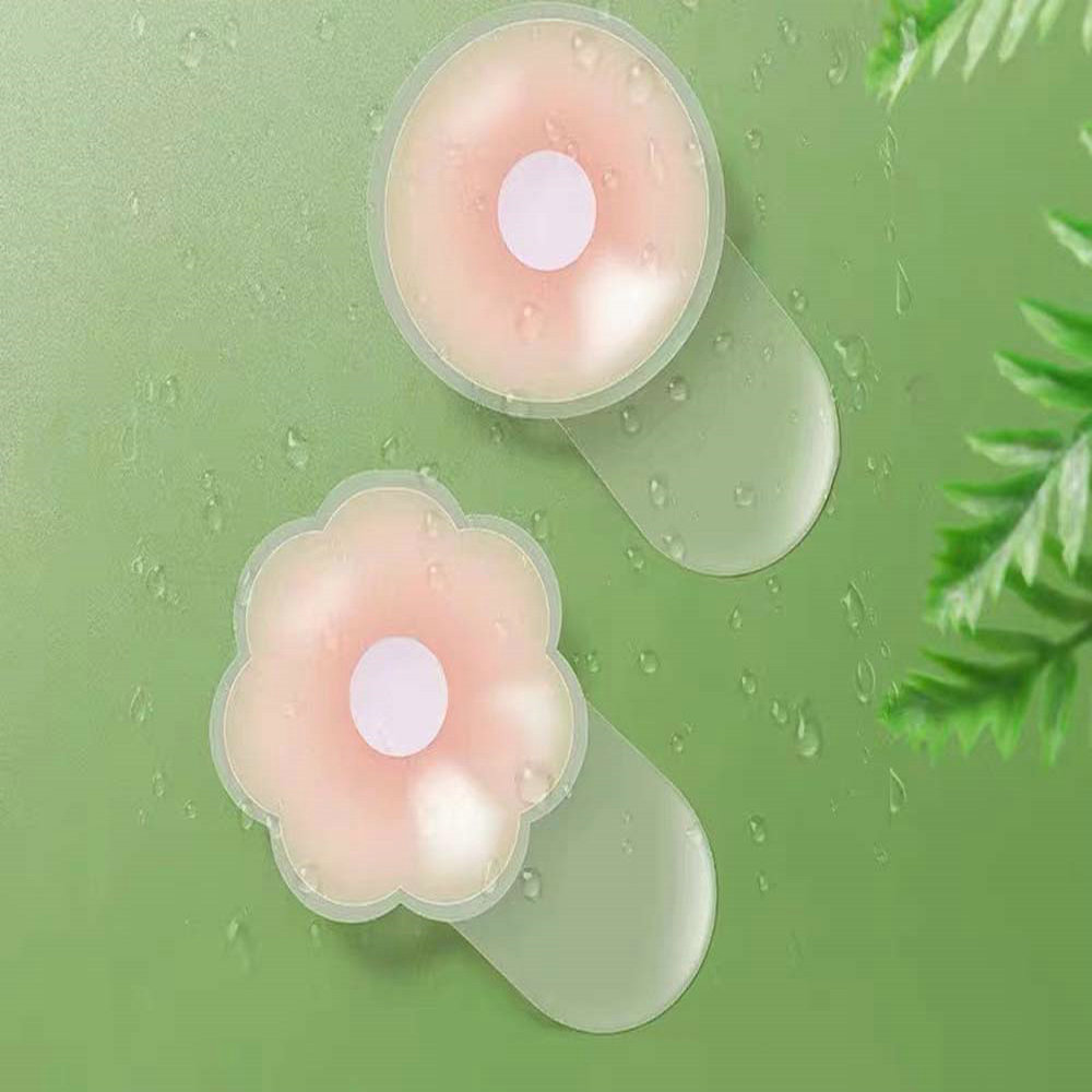 Silicone latex sticker lifting breast patch nipple sticker invisible chest patch  anti-bump anti-light thin model Areola patches 4