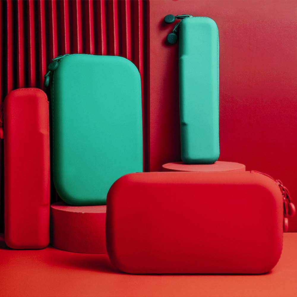 Silicone pen bag cute simple cosmetic bag pen bag stationery box storage bag creative DLY pencil case 5