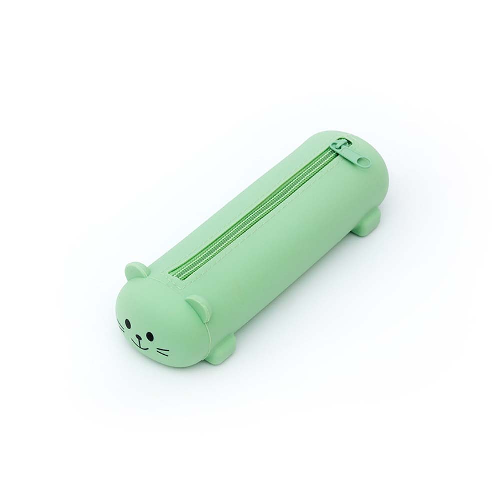 Silicone pen bag elementary school girl ins Style pen holder cute girl kindergarten children's stationery pencil case 2
