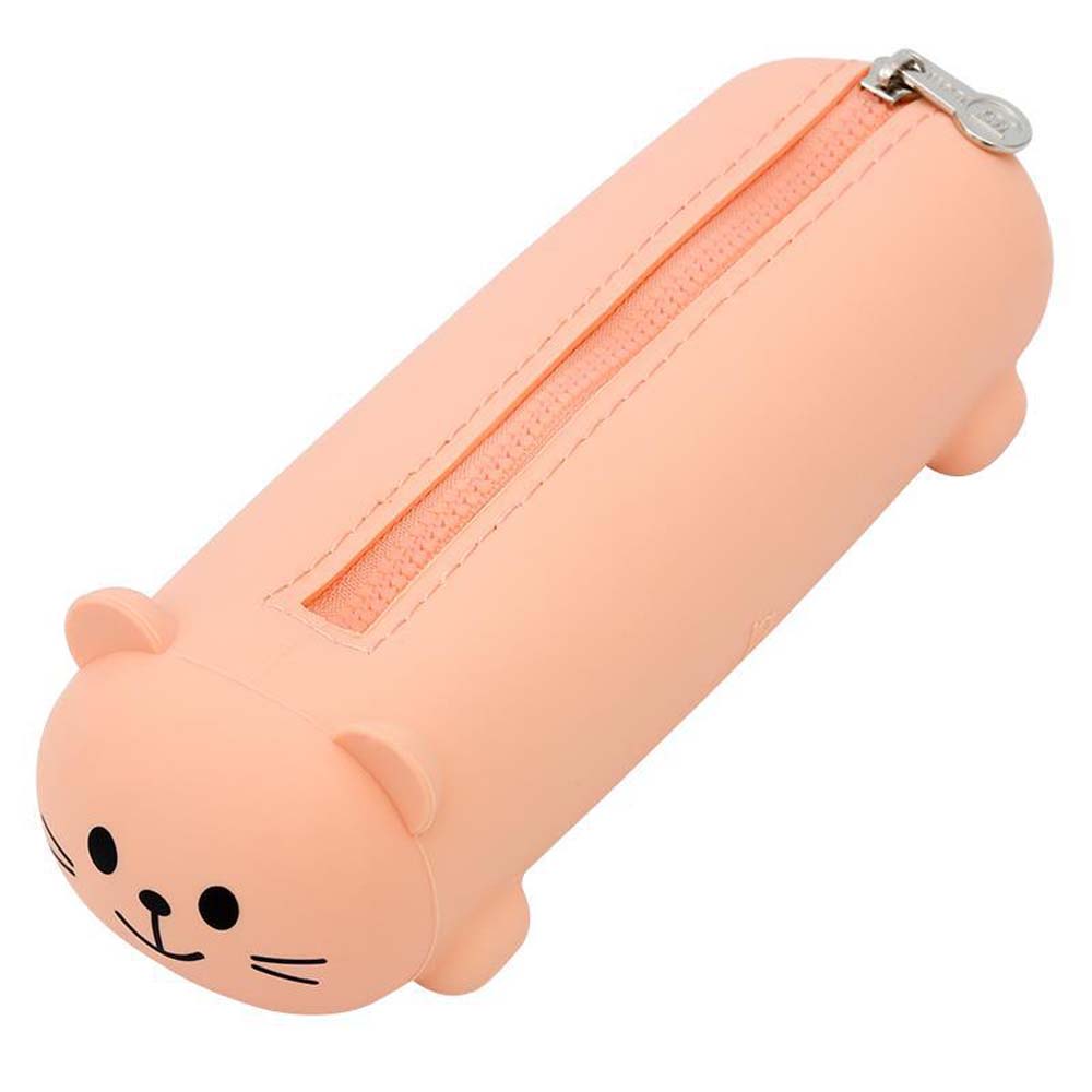 Silicone pen bag elementary school girl ins Style pen holder cute girl kindergarten children's stationery pencil case 4