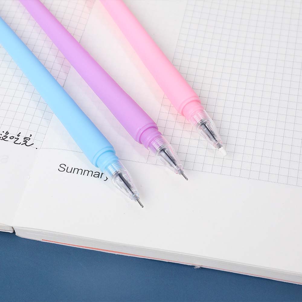 Creative flower shape meets light color change gel pen student exam writing silicone pen office signature fountain pen 3