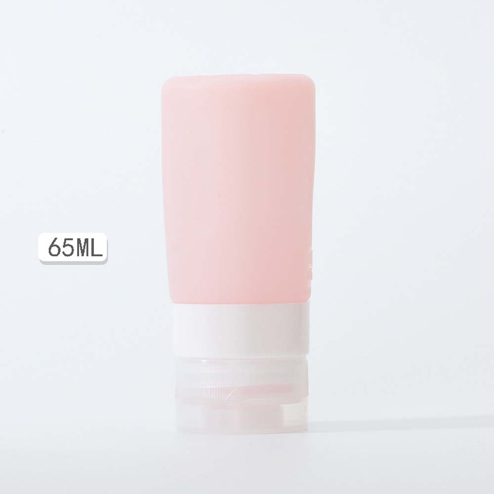 silicone divided bottle travel soft can be brought on the plane portable squeezed shampoo shower gel bottle to wash face 7
