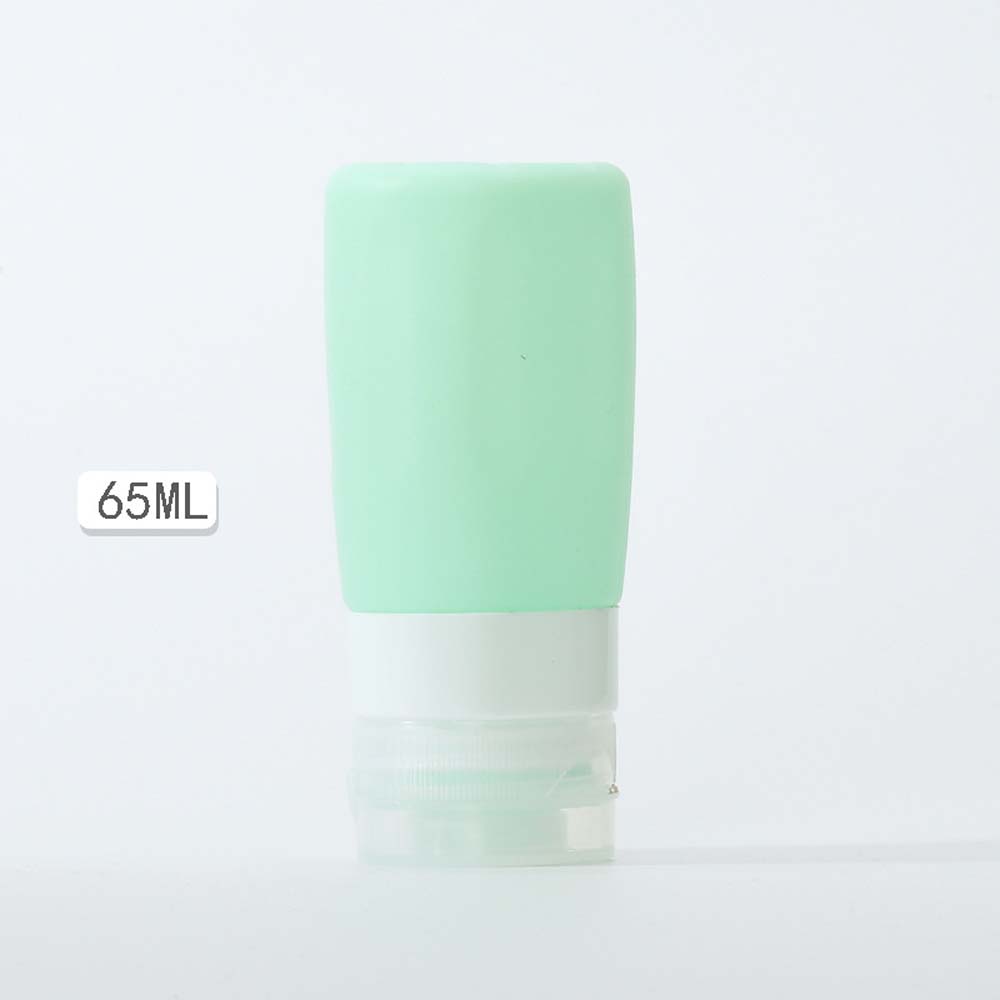 silicone divided bottle travel soft can be brought on the plane portable squeezed shampoo shower gel bottle to wash face 8