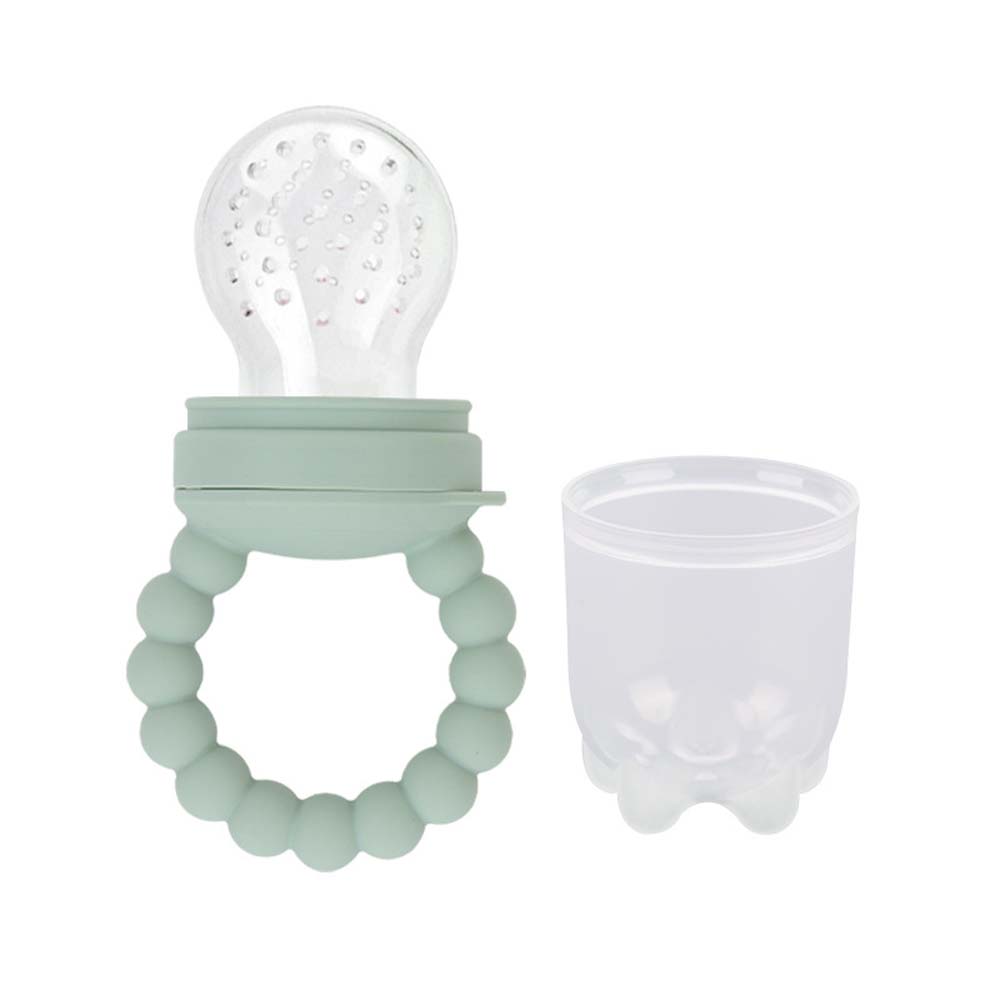 Baby pacifier fruit and vegetable bite fruit food supplement artifact children's food grade baby silicone toothgel 2
