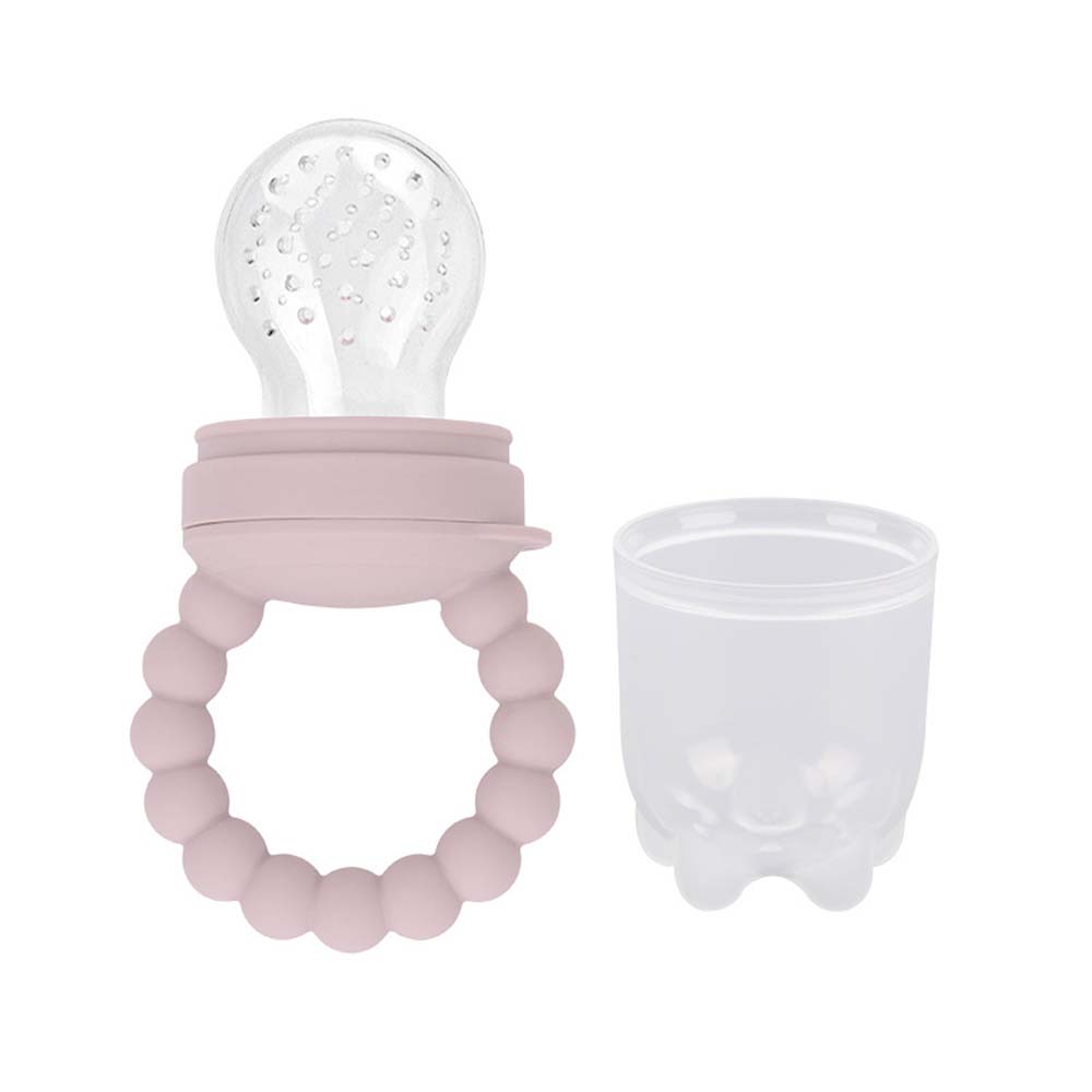Baby pacifier fruit and vegetable bite fruit food supplement artifact children's food grade baby silicone toothgel 4