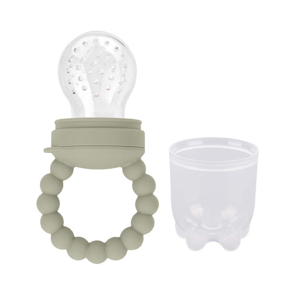 Baby pacifier fruit and vegetable bite fruit food supplement artifact children's food grade baby silicone toothgel 6