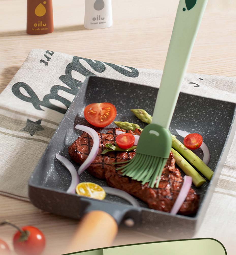 silicone brush oil brush outdoor barbecue brush kitchen baking spread food grade small bristle brush barbecue brush 7
