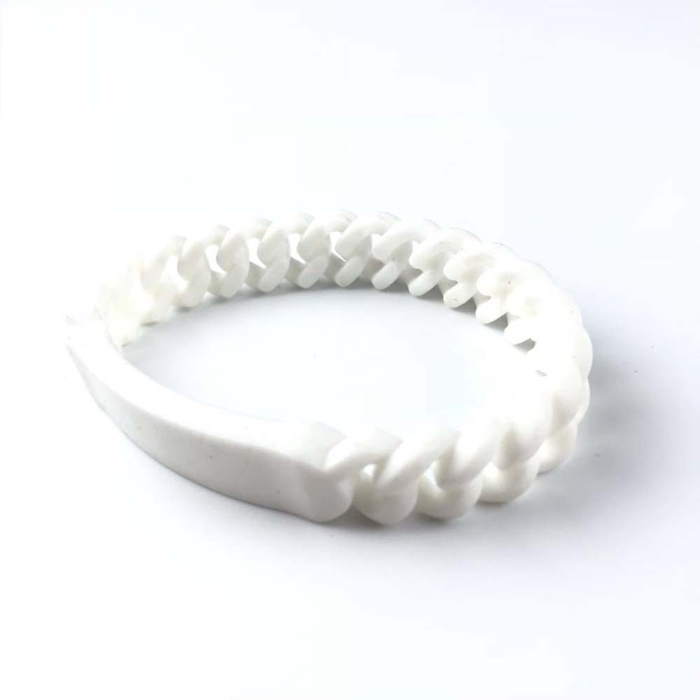 multi-color silicone twist bracelet Twist bracelet Woven bracelet can print LOGO 2