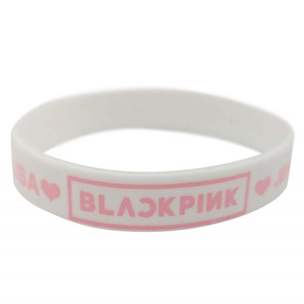 BLACKPINK'S SILICONE BRACELET LISA JENNIE JISOO ROSE NAME BRACELET WRISTBAND