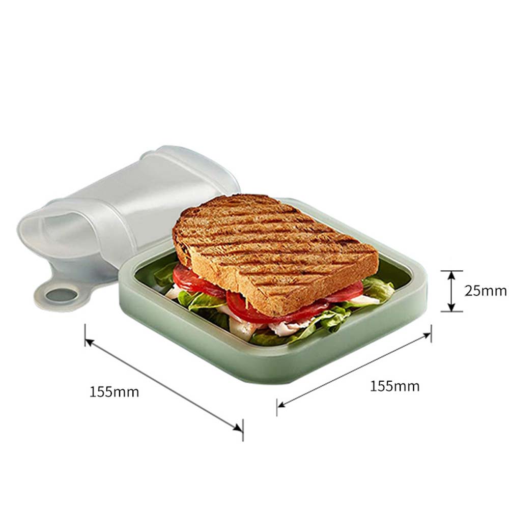 Sandwich toast bento box outdoor lunch box Toast afternoon tea bento box Student office worker lunch box 3
