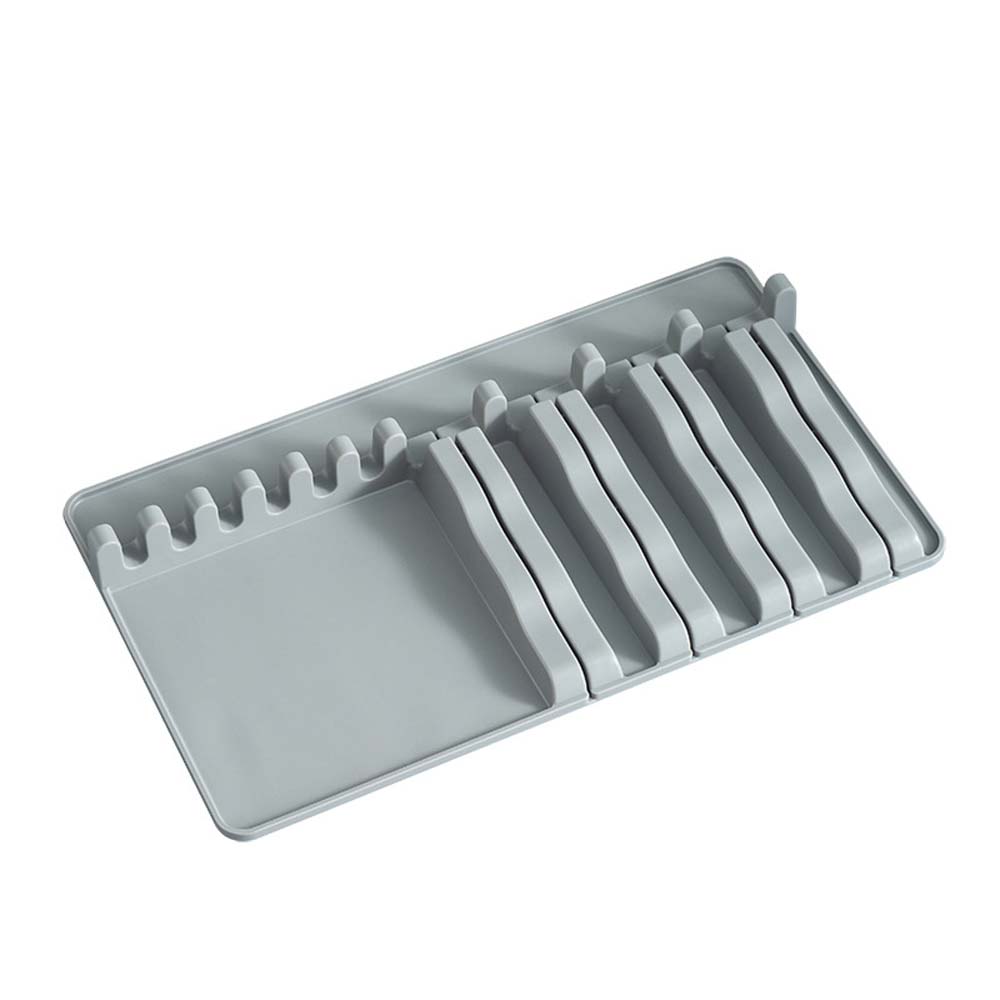 Silicone knife shovel spoon storage rack knife holder kitchen shelf shovel soup spoon bowl chopsticks kitchen storage mat