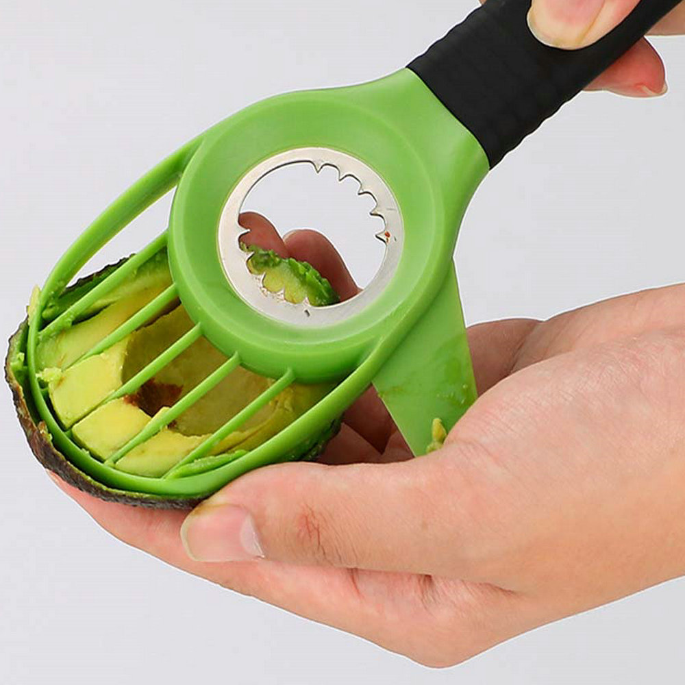 Multifunctional avocado special knife pulp separation 3-in-1 avocado separator avocado coring slicer 2