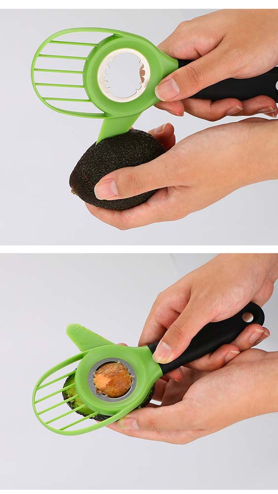 Multifunctional avocado special knife pulp separation 3-in-1 avocado separator avocado coring slicer 5