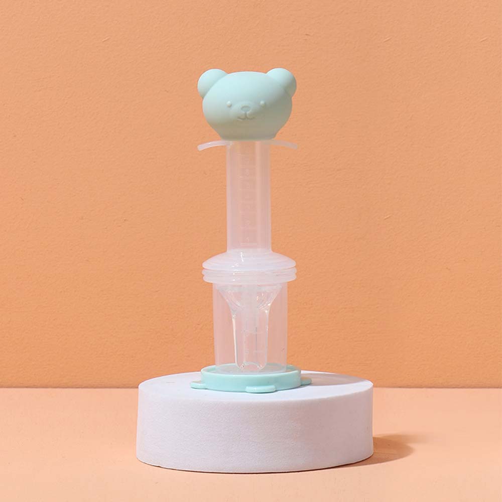 Baby medicine artifact soft cute pacifier type syringe type medicine feeder is also a juice artifact 3