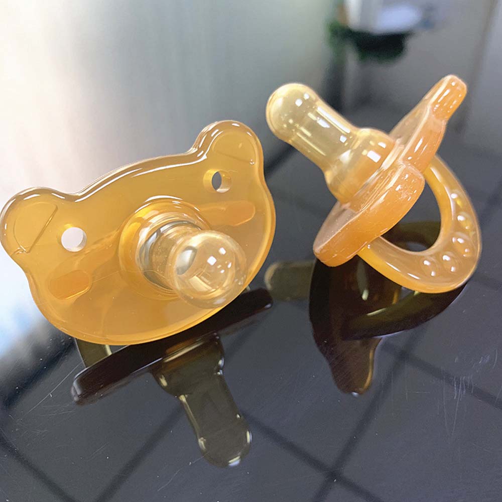 Liquid super soft bear pacifier anti-colic silicone baby sleeping baby play mouth 5
